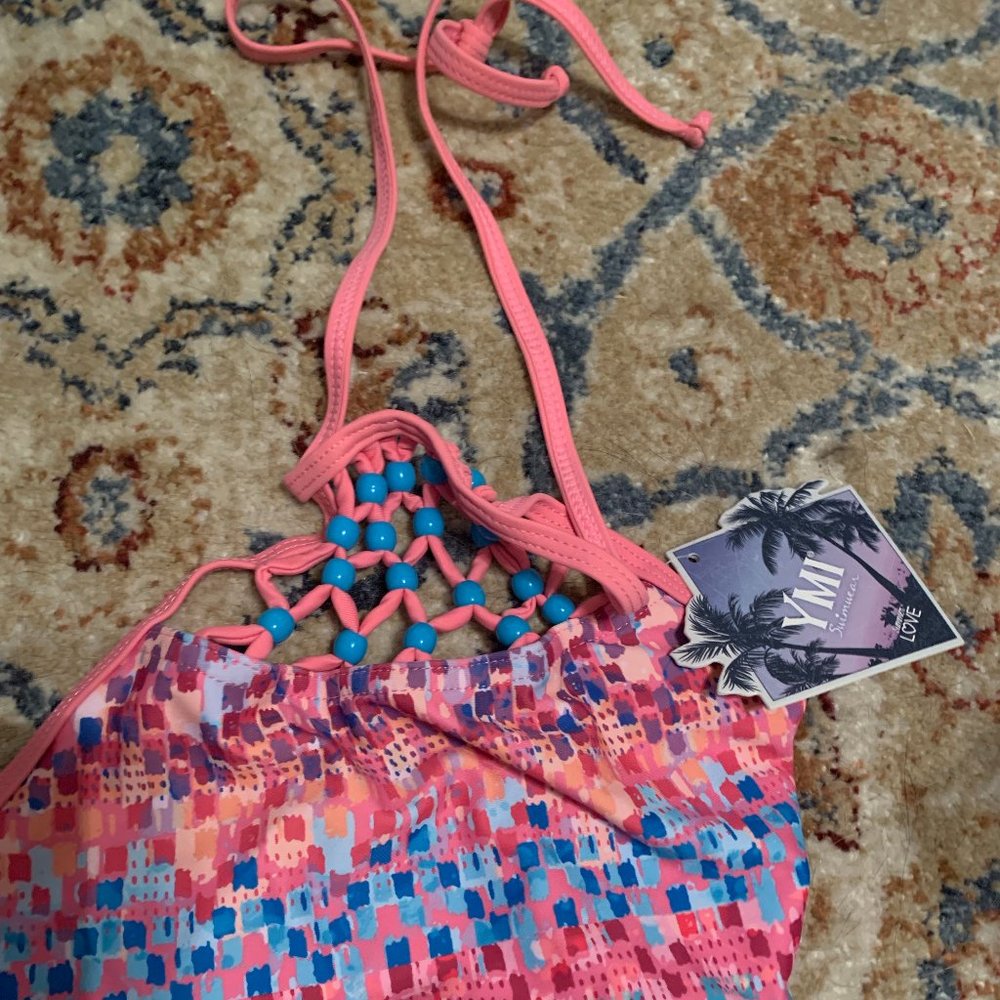 NWT YMI BATHING SUIT GIRLS SIZE 10/12